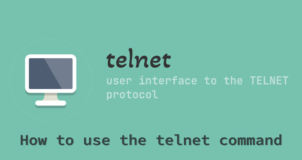 how to use telnet